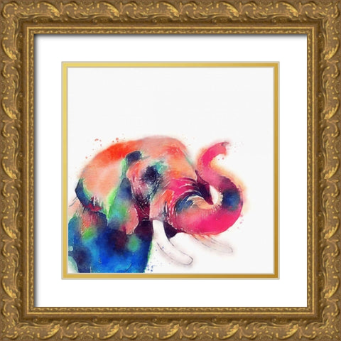The Majestic II Gold Ornate Wood Framed Art Print with Double Matting by Maldonado, Jacqueline