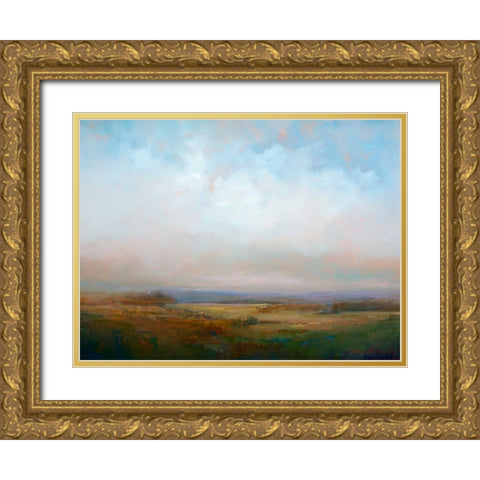 Into the Foothills Gold Ornate Wood Framed Art Print with Double Matting by McCarthy, William
