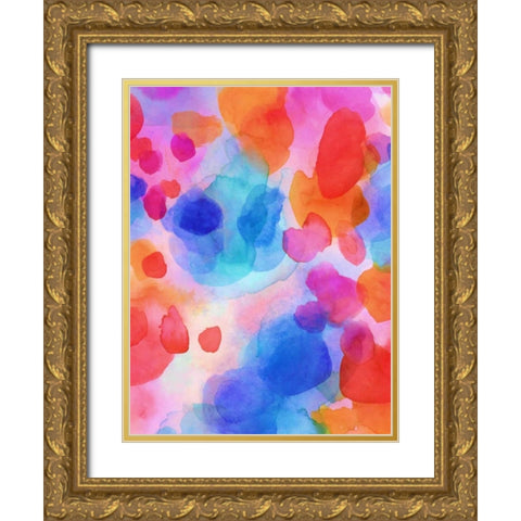 Elixir II Gold Ornate Wood Framed Art Print with Double Matting by Maldonado, Jacqueline