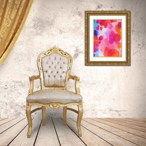 Speechless II Gold Ornate Wood Framed Art Print with Double Matting by Maldonado, Jacqueline
