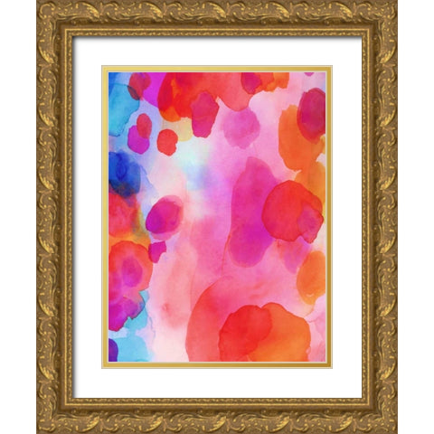 Speechless II Gold Ornate Wood Framed Art Print with Double Matting by Maldonado, Jacqueline