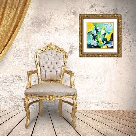 Dinner Party I Gold Ornate Wood Framed Art Print with Double Matting by Marrison, TA