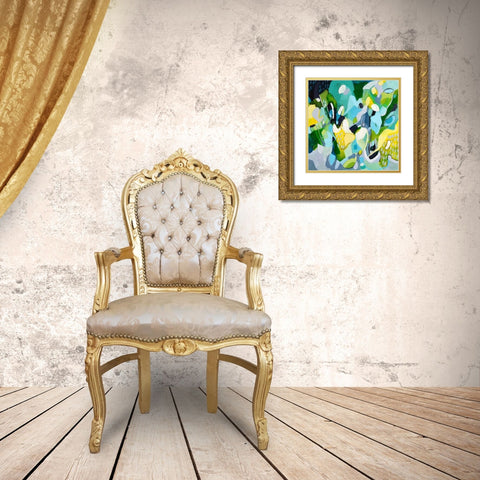 Dinner Party II Gold Ornate Wood Framed Art Print with Double Matting by Marrison, TA