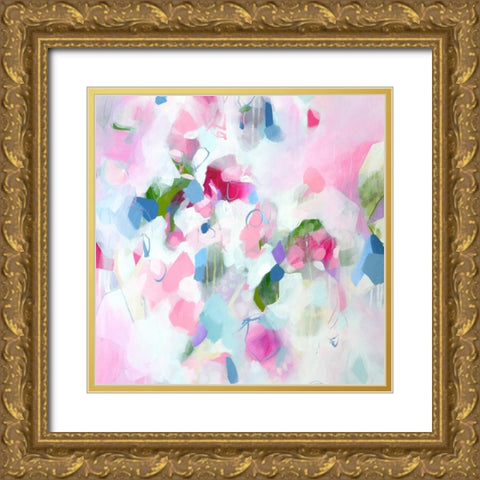 Maisie Gold Ornate Wood Framed Art Print with Double Matting by Marrison, TA