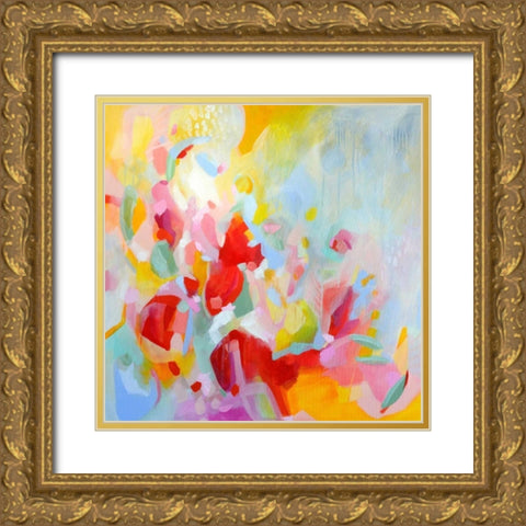 Waiting for You Gold Ornate Wood Framed Art Print with Double Matting by Marrison, TA