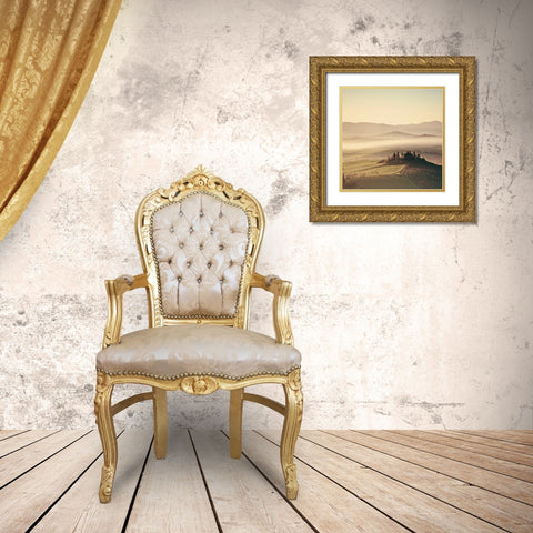 Tuscan Sunrise Gold Ornate Wood Framed Art Print with Double Matting by Morrissey, Margaret