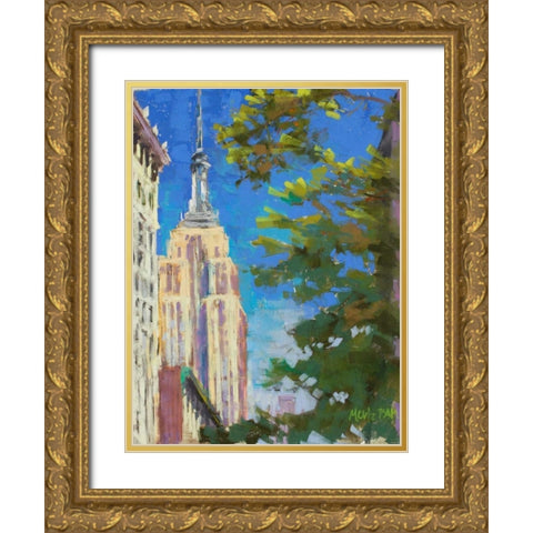 Empire Gold Ornate Wood Framed Art Print with Double Matting by Mertz, Nancie King