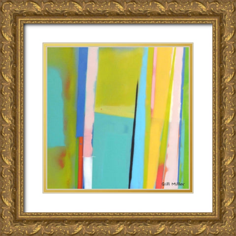 Urban Summer 5 Gold Ornate Wood Framed Art Print with Double Matting by Miller, Gil
