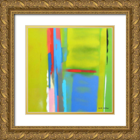 Urban Summer 6 Gold Ornate Wood Framed Art Print with Double Matting by Miller, Gil