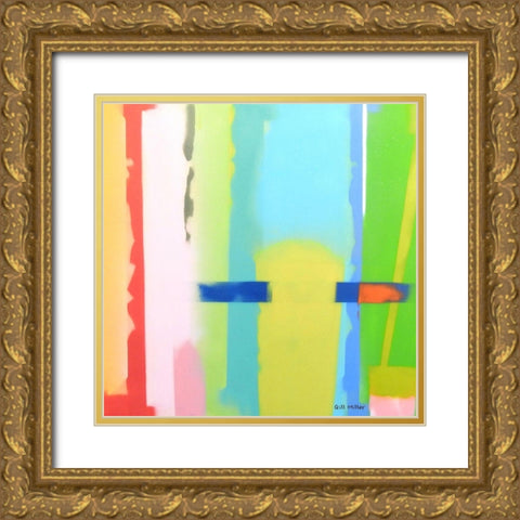 Urban Summer 11 Gold Ornate Wood Framed Art Print with Double Matting by Miller, Gil