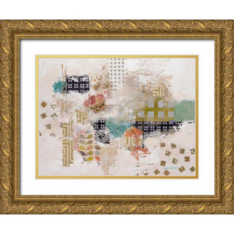 Fabricating Gold Ornate Wood Framed Art Print with Double Matting by McCourt, Suzanne