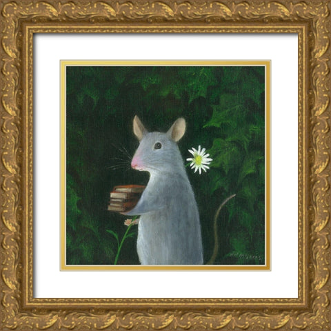 The Imaginary Friend Gold Ornate Wood Framed Art Print with Double Matting by McInnes, DD