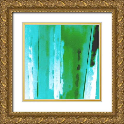 Nighttime Gold Ornate Wood Framed Art Print with Double Matting by Miller, Gill