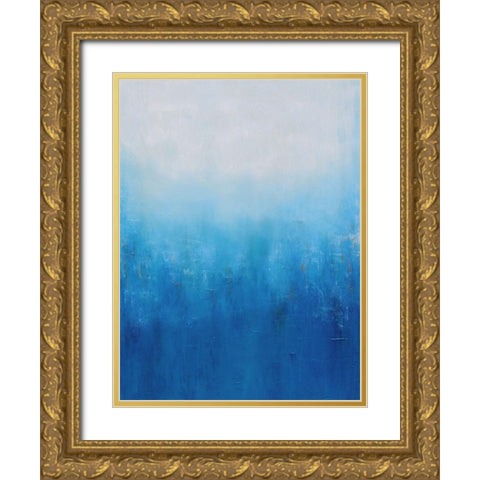 Watershed Gold Ornate Wood Framed Art Print with Double Matting by Moehr, KR