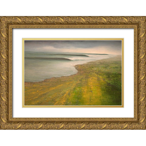 California II: Fertile Ground Gold Ornate Wood Framed Art Print with Double Matting by Mote, Michael