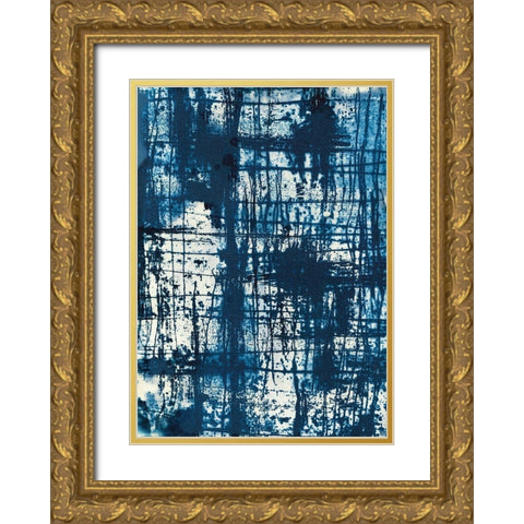 Graffiti Gold Ornate Wood Framed Art Print with Double Matting by McCurdy, Krista