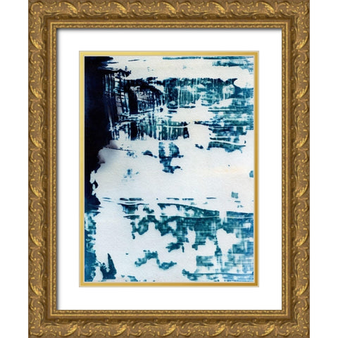 Plaster Gold Ornate Wood Framed Art Print with Double Matting by McCurdy, Krista
