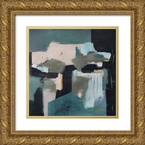 There Is Always A Light Somewhere Gold Ornate Wood Framed Art Print with Double Matting by Montel, Fanou