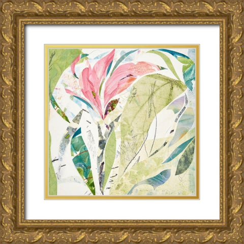 Merrily Gold Ornate Wood Framed Art Print with Double Matting by MacCollum, Cynthia