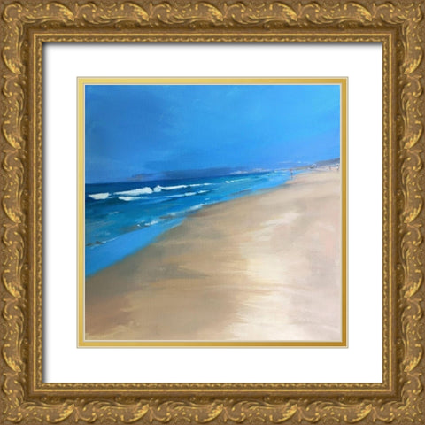 Zahara No. 3 Gold Ornate Wood Framed Art Print with Double Matting by Merino, Carmen