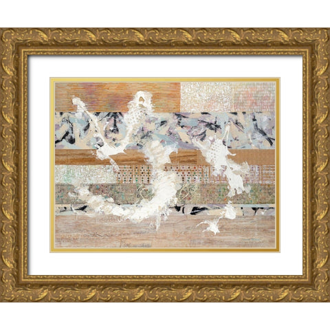For The Joy of It Gold Ornate Wood Framed Art Print with Double Matting by McCourt, Suzanne