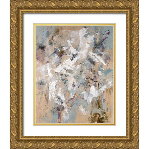 Open Seas Gold Ornate Wood Framed Art Print with Double Matting by McCourt, Suzanne