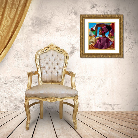 Youâ€™re Enough Gold Ornate Wood Framed Art Print with Double Matting by Muhammad, Salaam