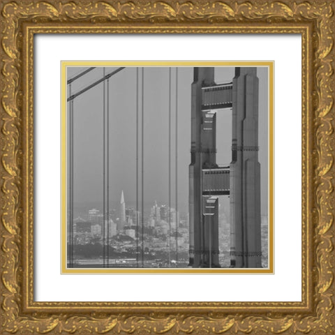 Hendrik Point Gold Ornate Wood Framed Art Print with Double Matting by Melville, Craig