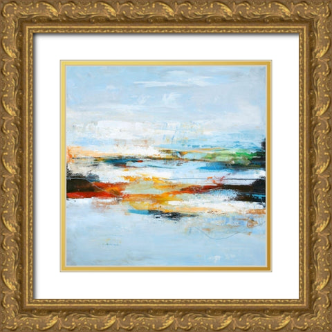 Low Limit Gold Ornate Wood Framed Art Print with Double Matting by Design Fabrikken