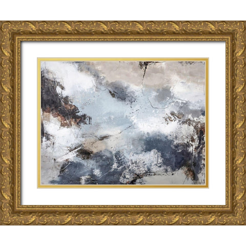 Rising 3 Gold Ornate Wood Framed Art Print with Double Matting by Design Fabrikken
