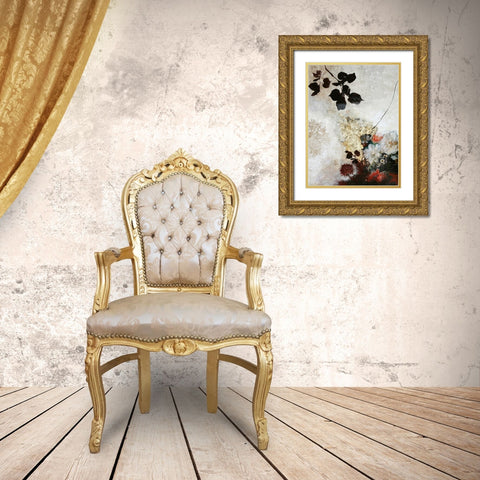 Still Life 3 Gold Ornate Wood Framed Art Print with Double Matting by Design Fabrikken