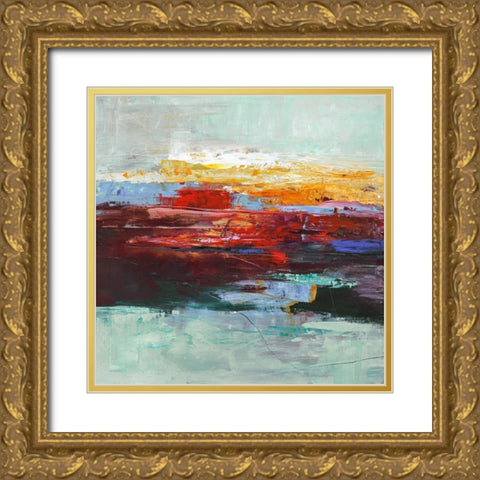 Out of Dark Gold Ornate Wood Framed Art Print with Double Matting by Design Fabrikken