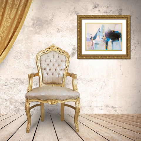 Spinning Mill 1 Gold Ornate Wood Framed Art Print with Double Matting by Design Fabrikken