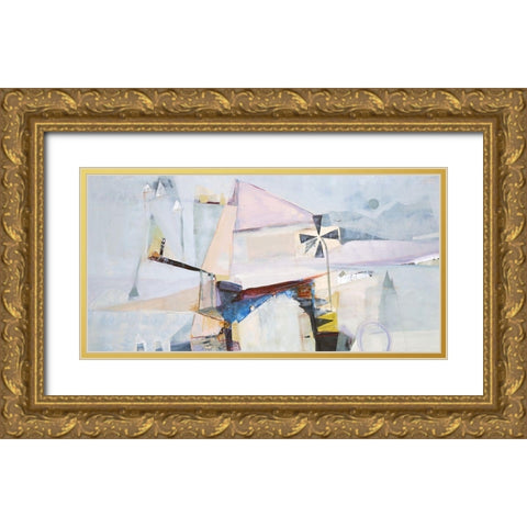 Spinning Mill 2 Gold Ornate Wood Framed Art Print with Double Matting by Design Fabrikken