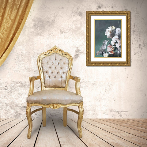 Haute Couture 11 Gold Ornate Wood Framed Art Print with Double Matting by Design Fabrikken