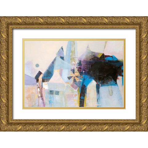 Spinning Mill 1 Gold Ornate Wood Framed Art Print with Double Matting by Design Fabrikken