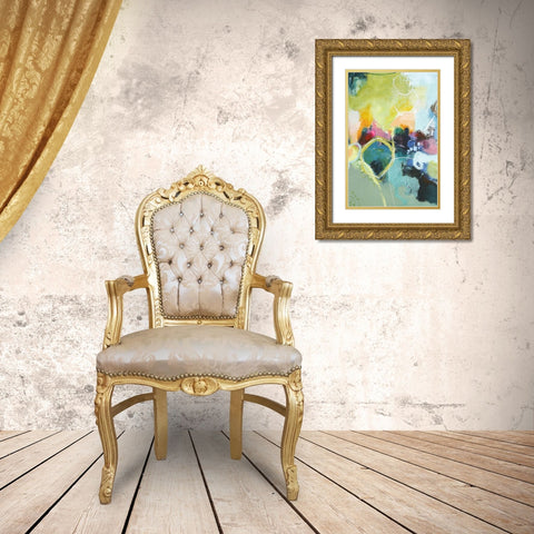 Sirius Gold Ornate Wood Framed Art Print with Double Matting by Design Fabrikken
