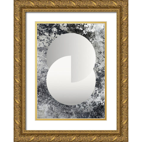 Entwined Gold Ornate Wood Framed Art Print with Double Matting by Design Fabrikken