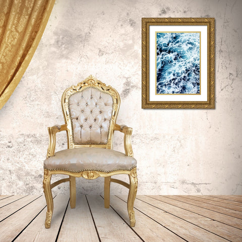 White River Gold Ornate Wood Framed Art Print with Double Matting by Design Fabrikken