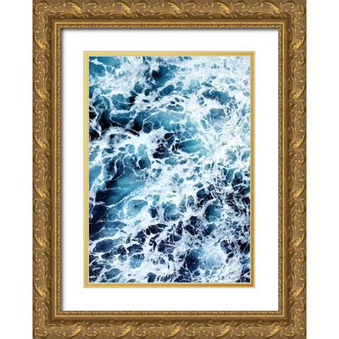 White River Gold Ornate Wood Framed Art Print with Double Matting by Design Fabrikken