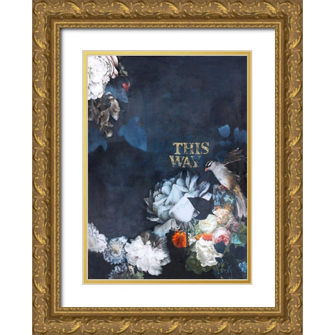 Haute Couture 4 Gold Ornate Wood Framed Art Print with Double Matting by Design Fabrikken