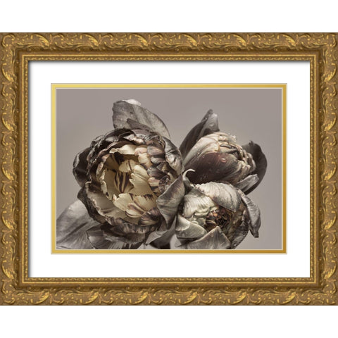 Baroque 4 Gold Ornate Wood Framed Art Print with Double Matting by Design Fabrikken