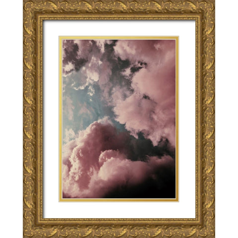 Lucy in the Sky Gold Ornate Wood Framed Art Print with Double Matting by Design Fabrikken