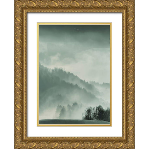 Holy Land Gold Ornate Wood Framed Art Print with Double Matting by Design Fabrikken