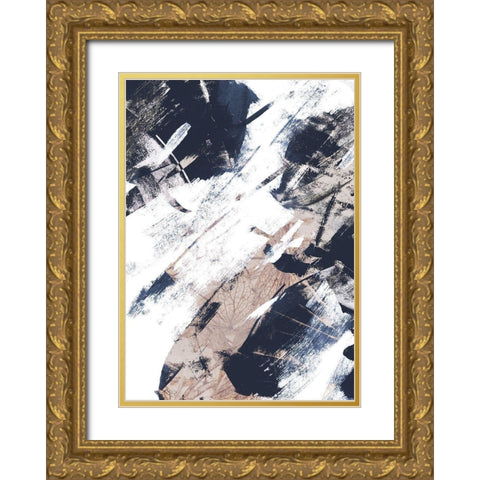 Luma 2 Gold Ornate Wood Framed Art Print with Double Matting by Design Fabrikken