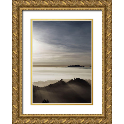 Bishop 14 Gold Ornate Wood Framed Art Print with Double Matting by Design Fabrikken