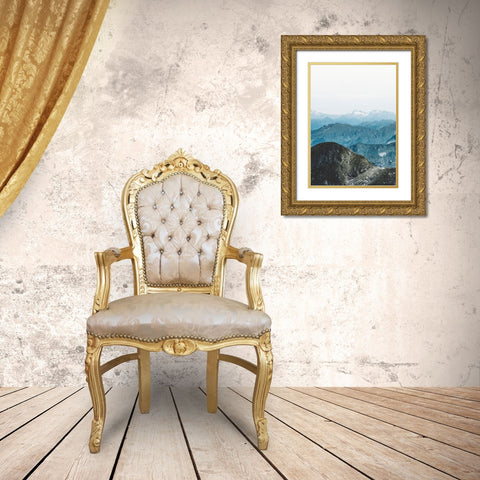 Bishop 15 Gold Ornate Wood Framed Art Print with Double Matting by Design Fabrikken