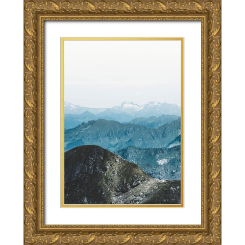 Bishop 15 Gold Ornate Wood Framed Art Print with Double Matting by Design Fabrikken