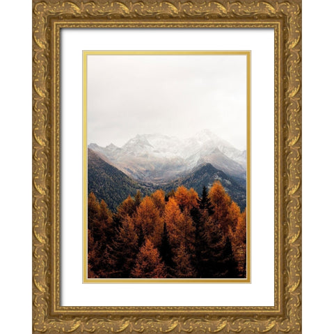 Bishop 17 Gold Ornate Wood Framed Art Print with Double Matting by Design Fabrikken