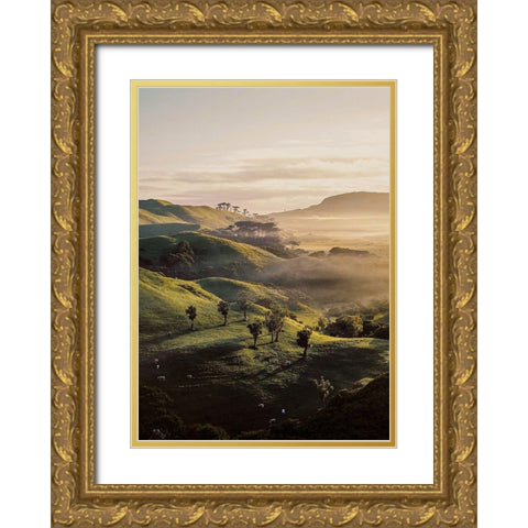 Bishop 18 Gold Ornate Wood Framed Art Print with Double Matting by Design Fabrikken